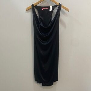 Vintage Miss Sixty Black Cowl Neck Dress size small